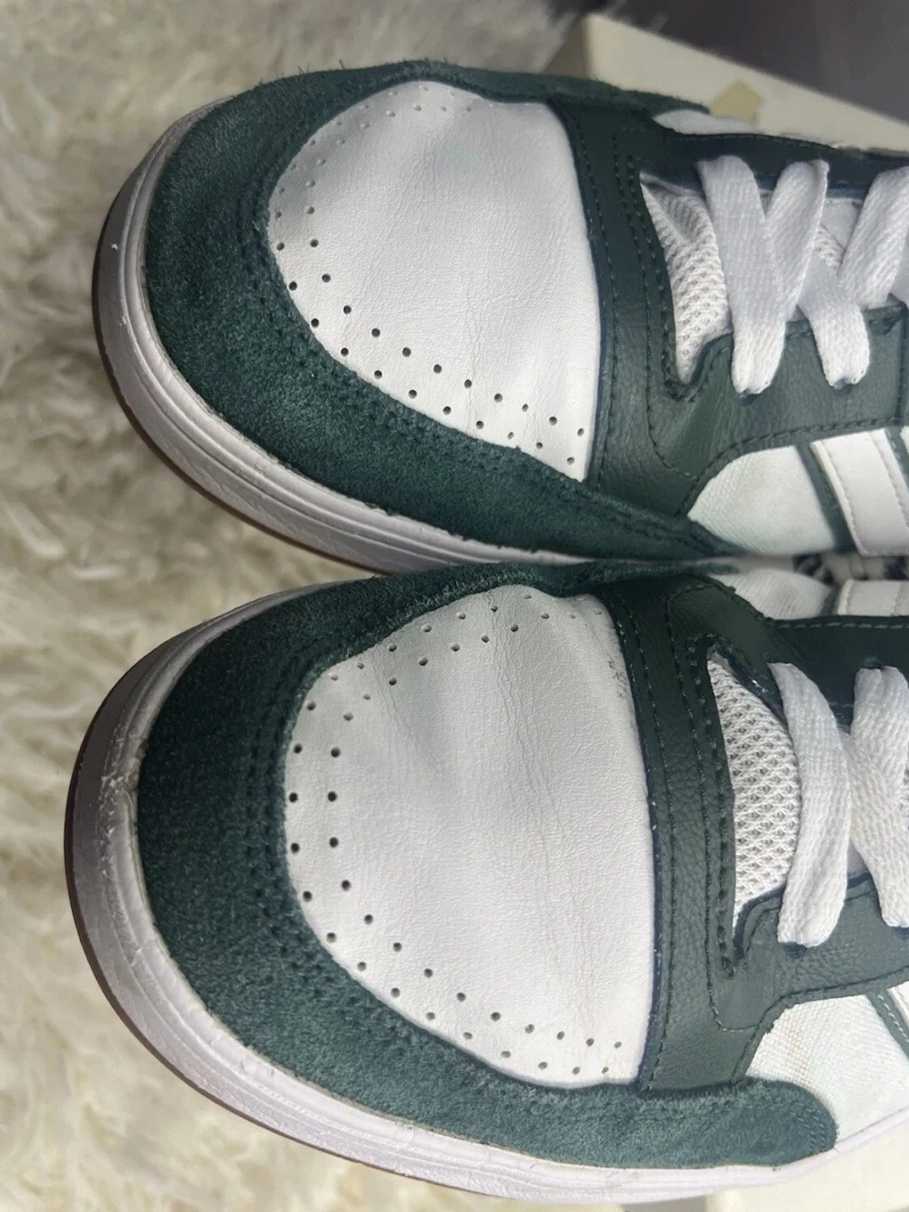 Vans Lowland CC Varsity Green White Skate Sneakers Mens Size 13